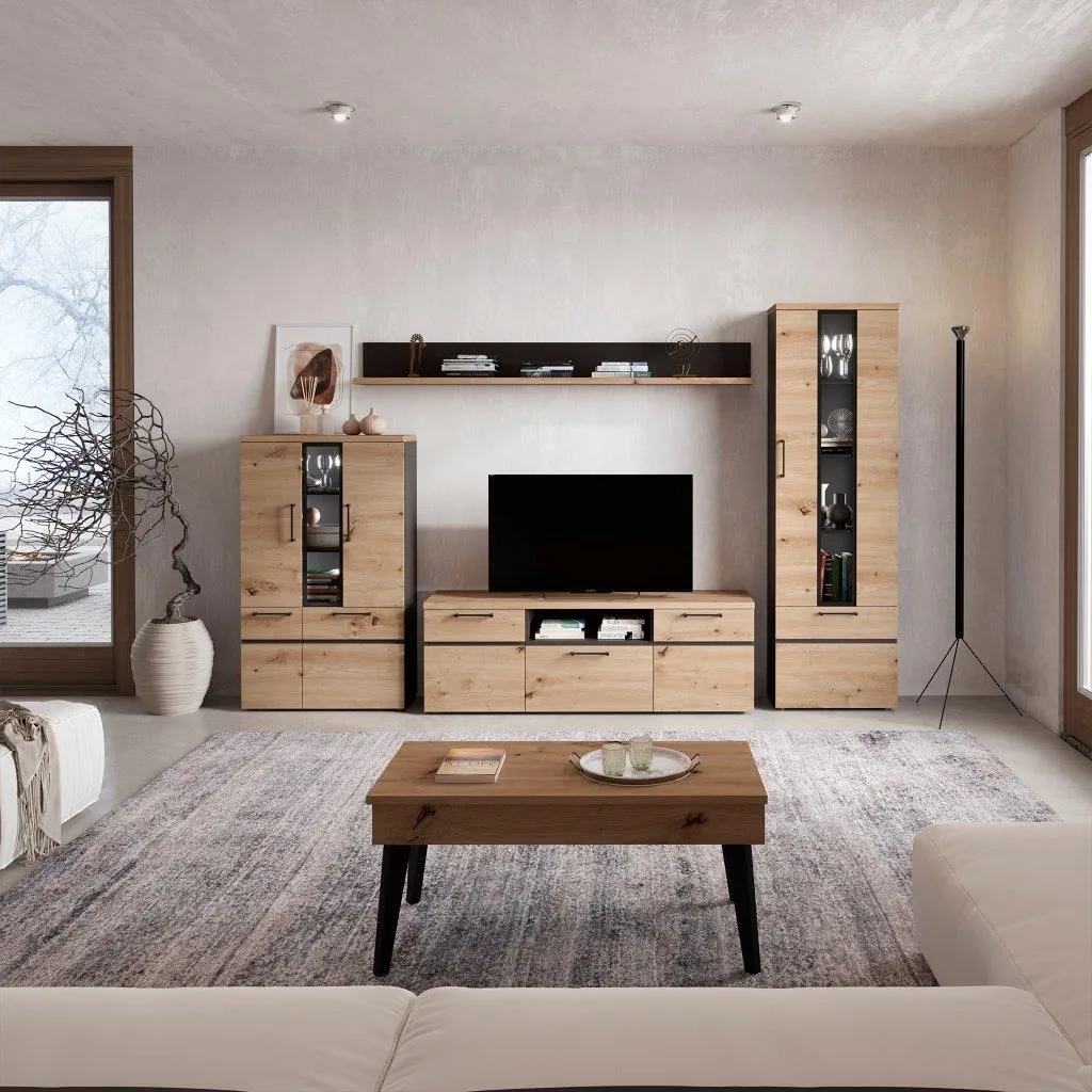 Salones Otto nº101 frontal con ambiente ebano artisan