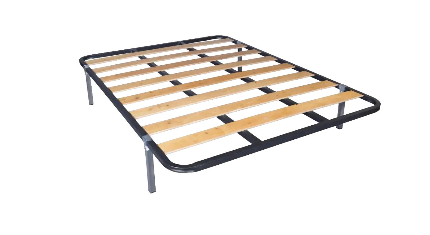 Catalogo de somier con patas y laminas de madera bajo pedido
